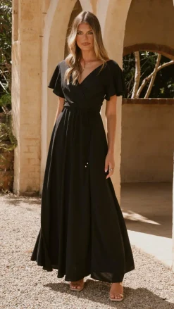 LILYWHYT Mi Amore|Dresses^Charlize Maxi Dress - Black