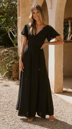 LILYWHYT Mi Amore|Dresses^Charlize Maxi Dress - Black