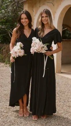 LILYWHYT Mi Amore|Dresses^Charlize Maxi Dress - Black