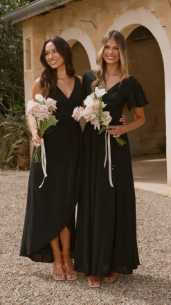 LILYWHYT Mi Amore|Dresses^Charlize Maxi Dress - Black