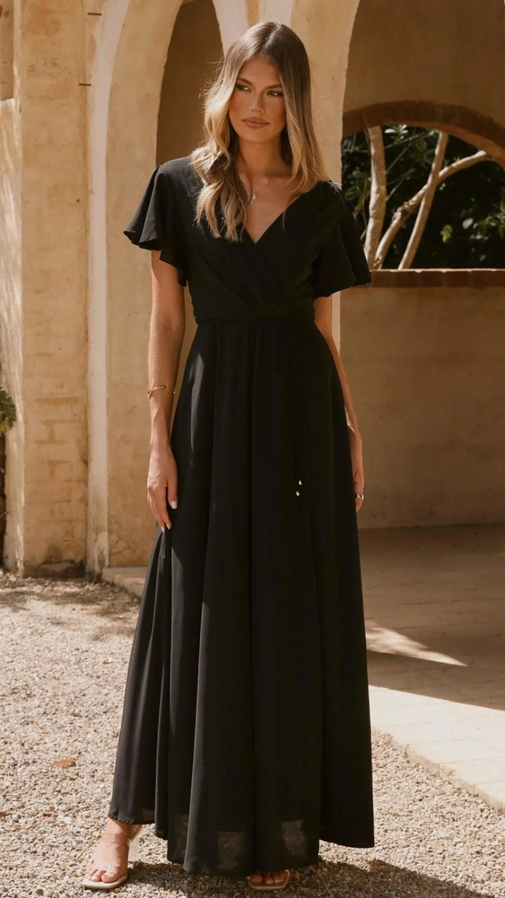 LILYWHYT Mi Amore|Dresses^Charlize Maxi Dress - Black