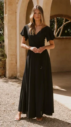 LILYWHYT Mi Amore|Dresses^Charlize Maxi Dress - Black