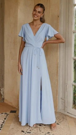 LILYWHYT Mi Amore|Dresses^Charlize Maxi Dress - Blue