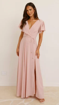 LILYWHYT Mi Amore|Dresses^Charlize Maxi Dress - Dusty Pink