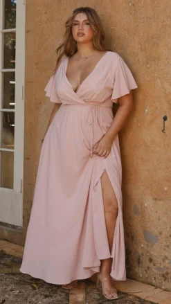 LILYWHYT Mi Amore|Dresses^Charlize Maxi Dress - Dusty Pink