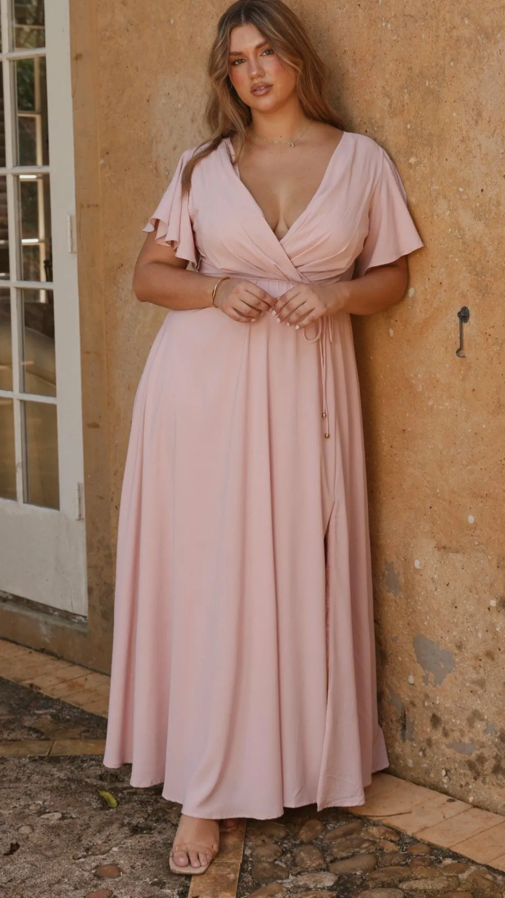 LILYWHYT Mi Amore|Dresses^Charlize Maxi Dress - Dusty Pink