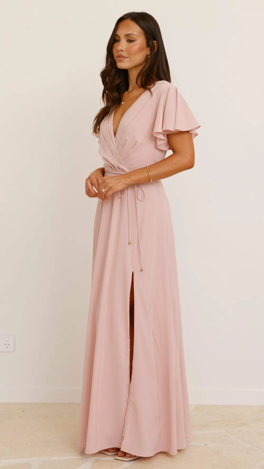 LILYWHYT Mi Amore|Dresses^Charlize Maxi Dress - Dusty Pink