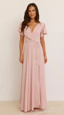 LILYWHYT Mi Amore|Dresses^Charlize Maxi Dress - Dusty Pink