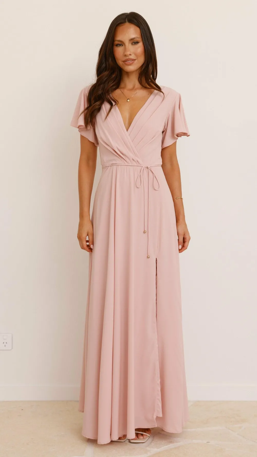 LILYWHYT Mi Amore|Dresses^Charlize Maxi Dress - Dusty Pink