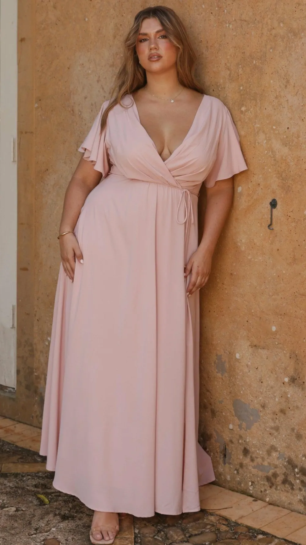 LILYWHYT Mi Amore|Dresses^Charlize Maxi Dress - Dusty Pink