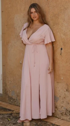 LILYWHYT Mi Amore|Dresses^Charlize Maxi Dress - Dusty Pink