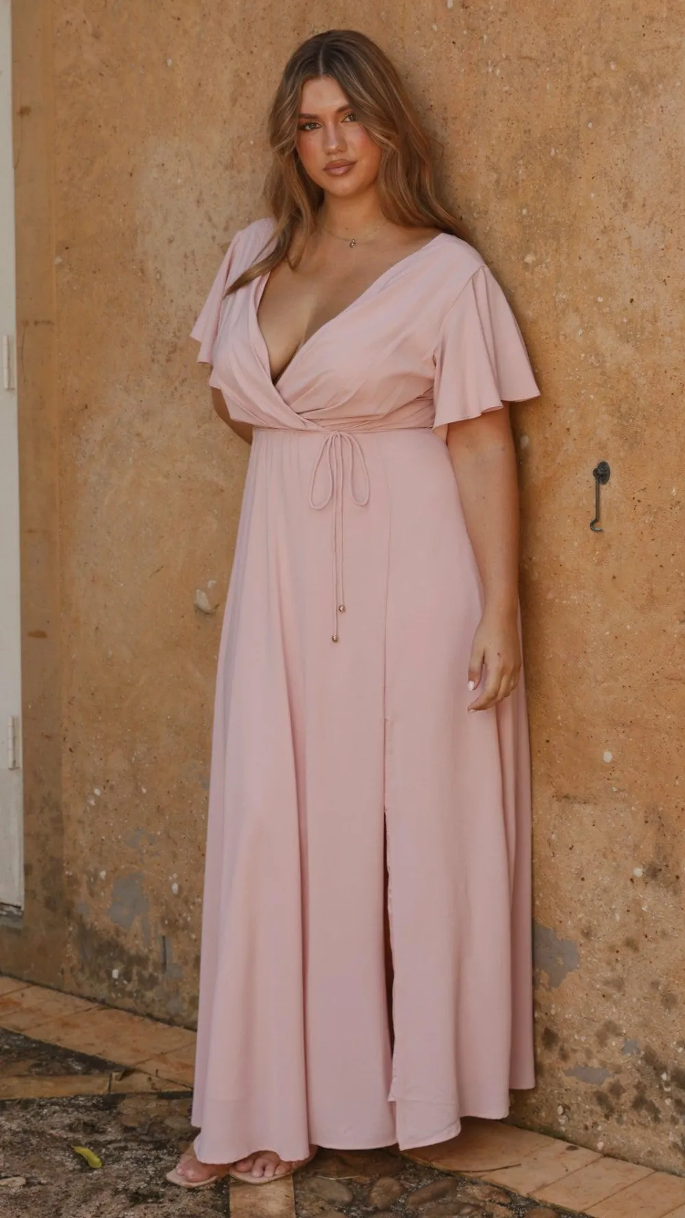 LILYWHYT Mi Amore|Dresses^Charlize Maxi Dress - Dusty Pink