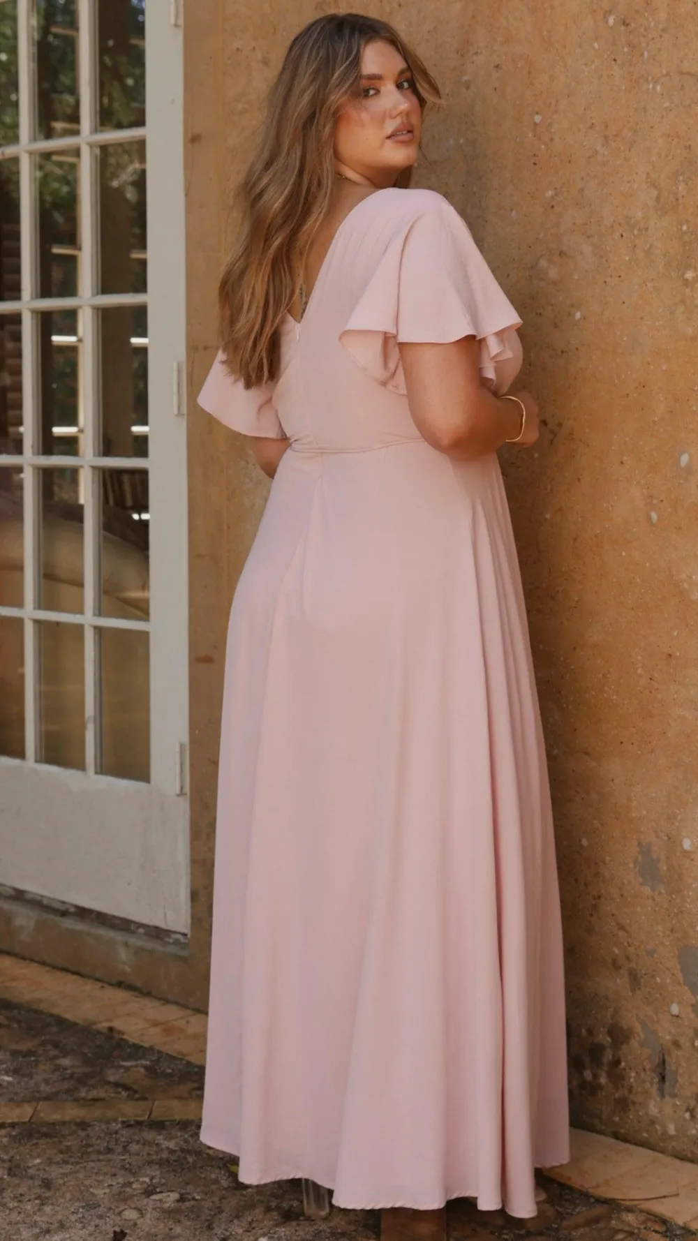 LILYWHYT Mi Amore|Dresses^Charlize Maxi Dress - Dusty Pink