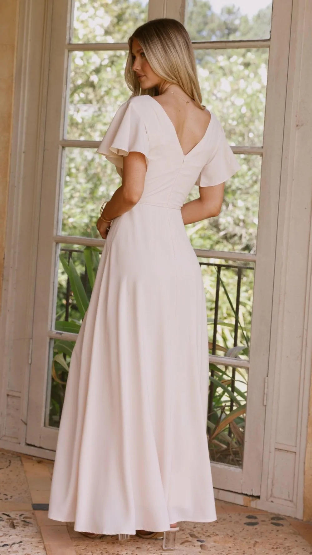LILYWHYT Mi Amore|Dresses^Charlize Maxi Dress - Ivory