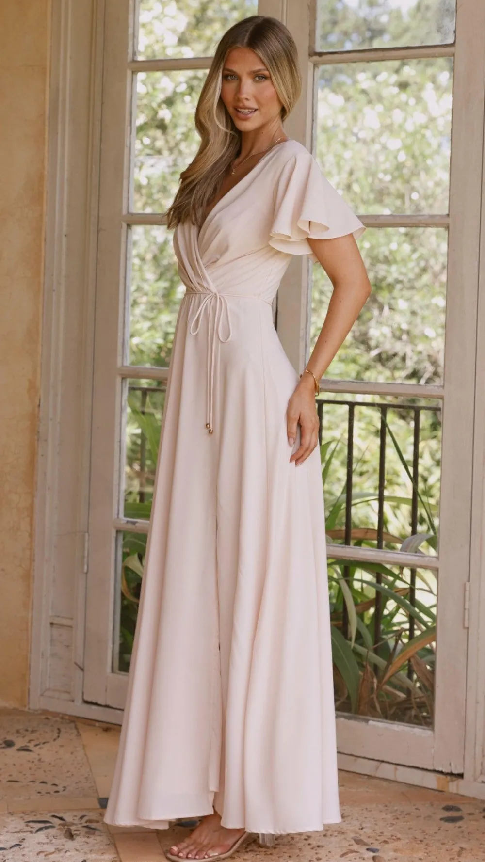LILYWHYT Mi Amore|Dresses^Charlize Maxi Dress - Ivory