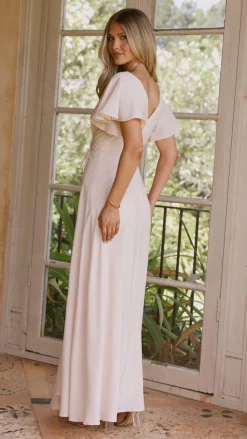 LILYWHYT Mi Amore|Dresses^Charlize Maxi Dress - Ivory