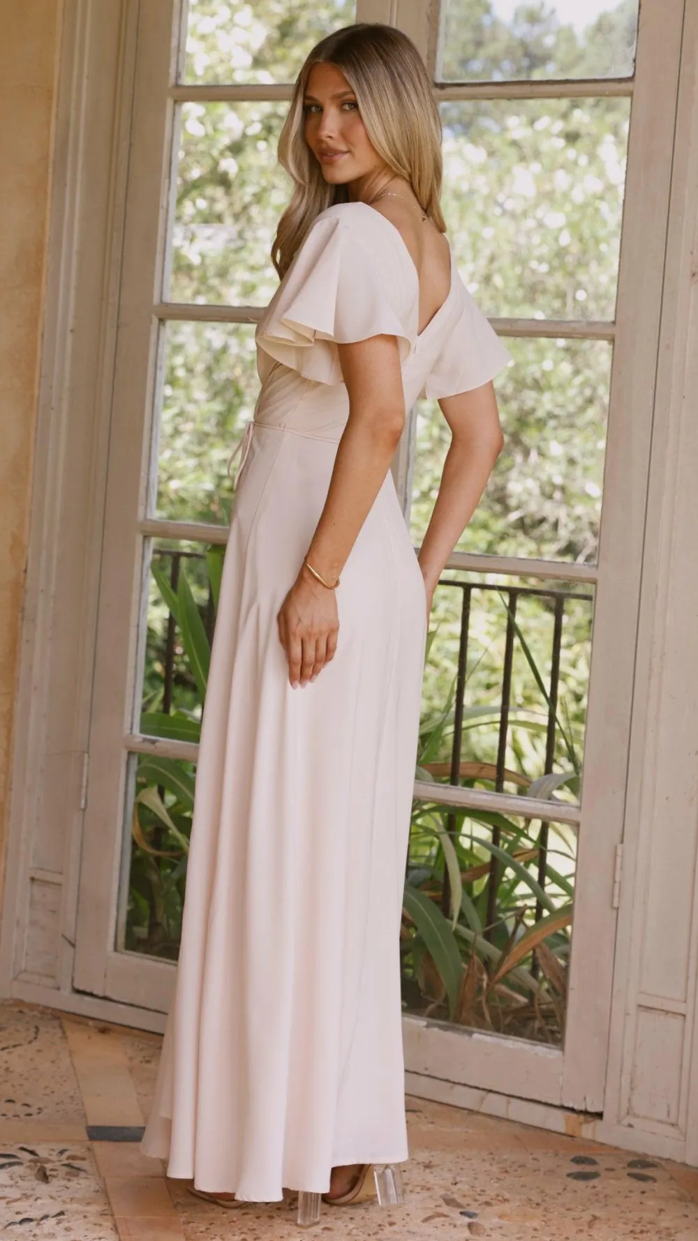 LILYWHYT Mi Amore|Dresses^Charlize Maxi Dress - Ivory