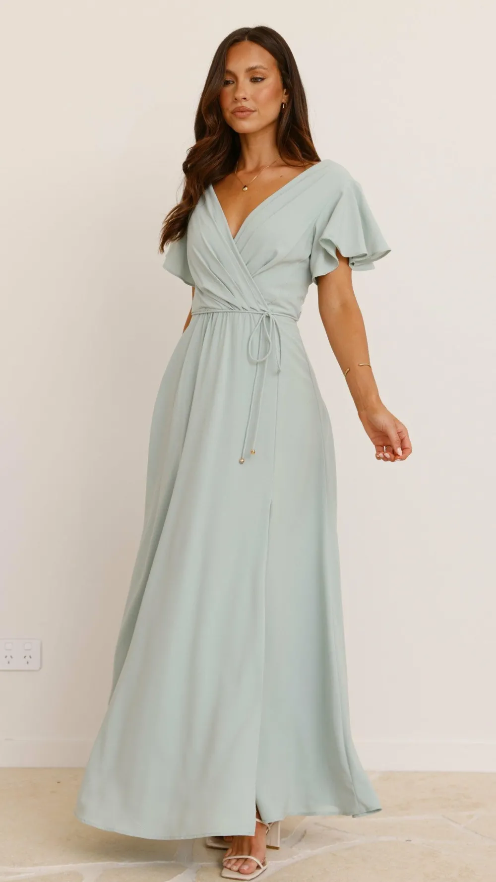 LILYWHYT Mi Amore|Dresses^Charlize Maxi Dress - Sage