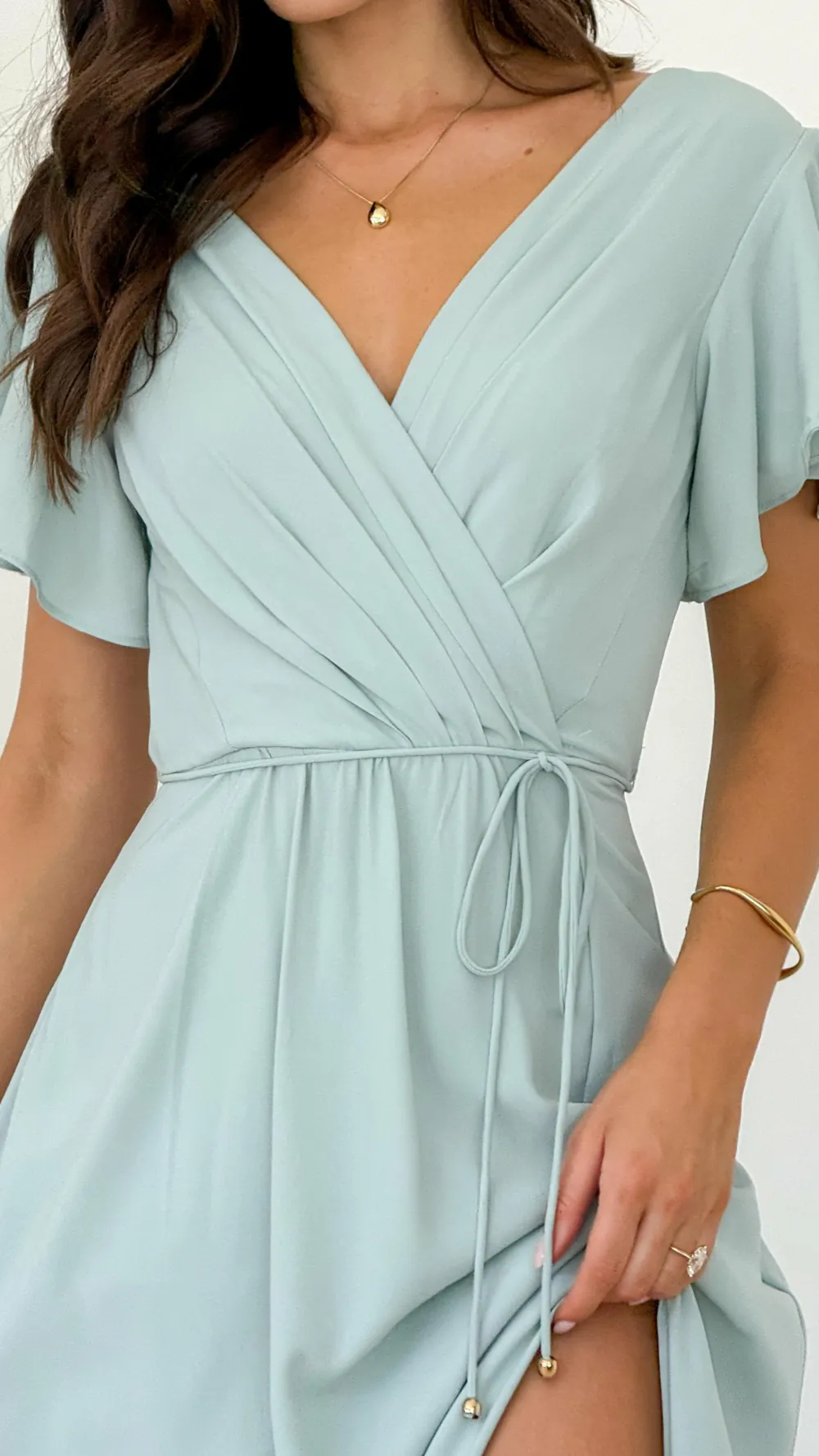 LILYWHYT Mi Amore|Dresses^Charlize Maxi Dress - Sage