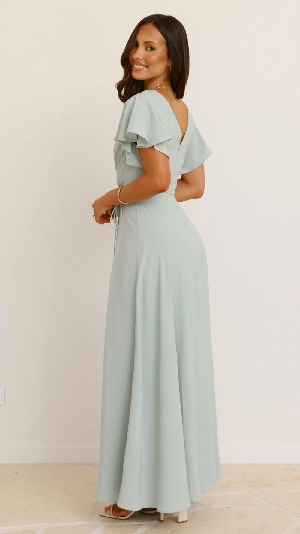LILYWHYT Mi Amore|Dresses^Charlize Maxi Dress - Sage