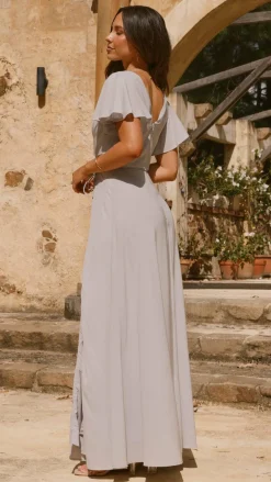 LILYWHYT Sale Evening|Sale Dresses^Charlize Maxi Dress - Silver