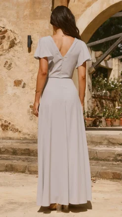 LILYWHYT Sale Evening|Sale Dresses^Charlize Maxi Dress - Silver