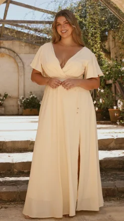 LILYWHYT Mi Amore|Dresses^Charlize Maxi Dress - Yellow