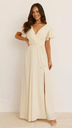 LILYWHYT Mi Amore|Dresses^Charlize Maxi Dress - Yellow