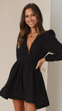 LILYWHYT Dresses|Mini^Charlotte Mini Dress - Black