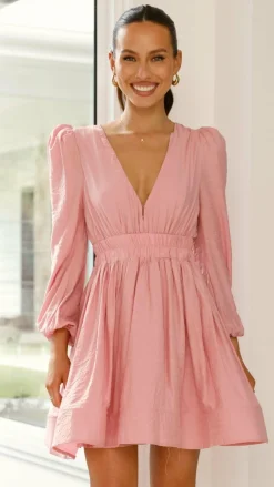 LILYWHYT Sale Dresses^Charlotte Mini Dress - Soft Pink