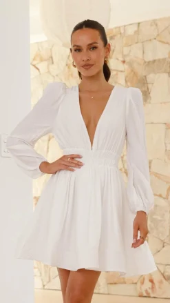 LILYWHYT Sale Dresses^Charlotte Mini Dress - White