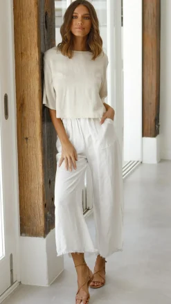 Desire Tops^Charlotte Top - Natural