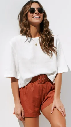 Desire Tops^Charlotte Top - White