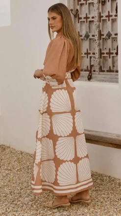 Bubblegum Dresses|Maxi^Cheyenne Long Sleeve Maxi Dress - Siena
