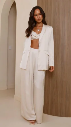 SASHA (BNE) Sets|Tops^Chi Crop Top - Ivory