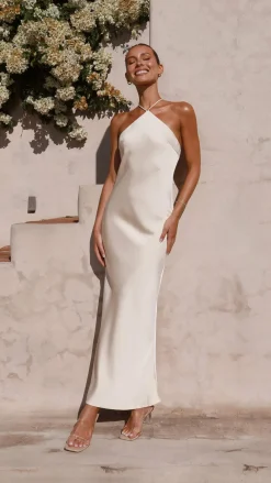 Alive Girl Je T'Aime|Dresses^Chiara Maxi Dress - Champagne