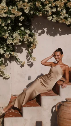 Alive Girl Je T'Aime|Dresses^Chiara Maxi Dress - Latte