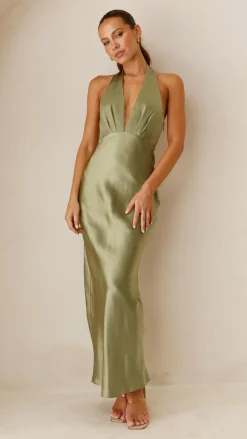 SASHA (BNE) Mon Cheri|Dresses^Chloe Maxi Dress - Olive