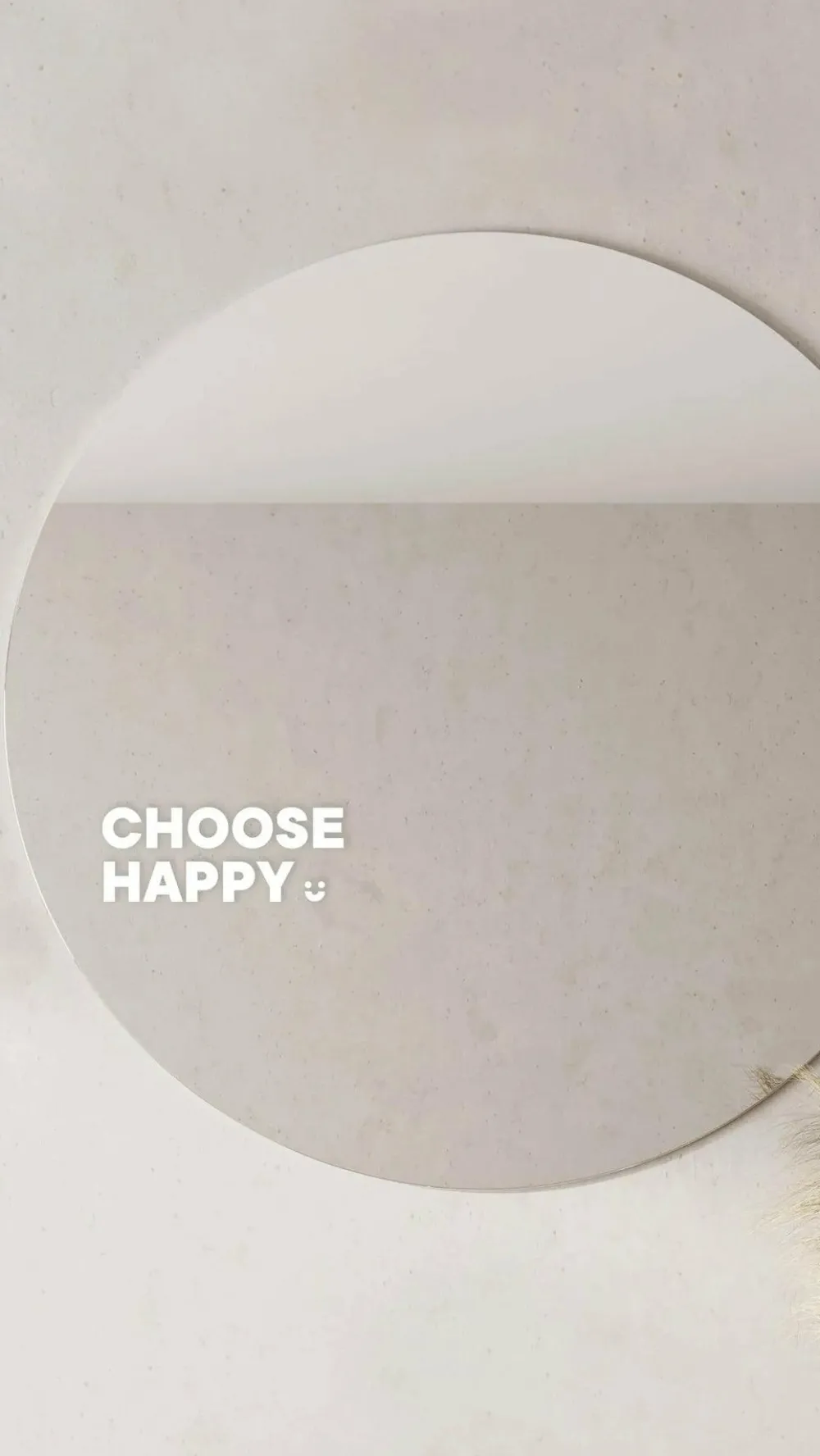 selfawear Beauty|Gift Collection^Choose Happy - Affirmation Mirror Sticker