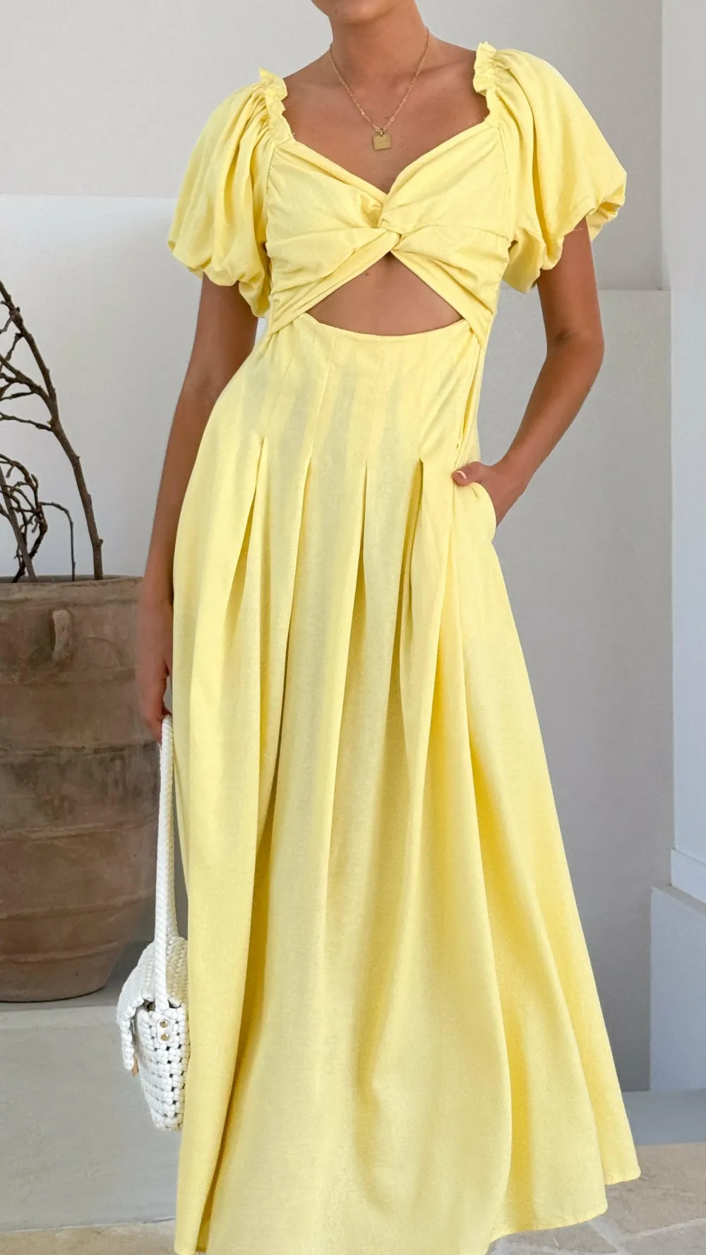 Pink Diamond Sale Dresses^Christina Maxi Dress - Lemon