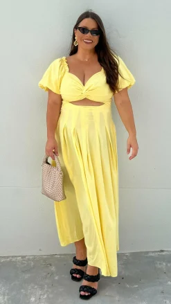 Pink Diamond Sale Dresses^Christina Maxi Dress - Lemon