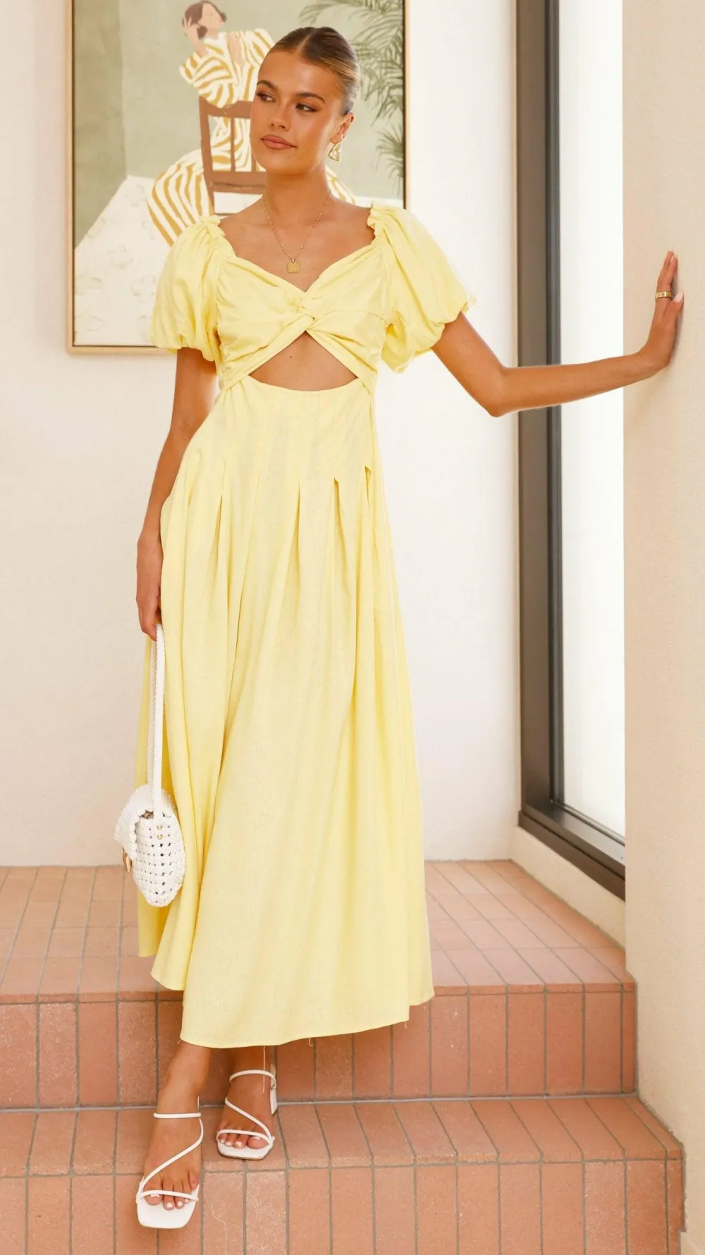 Pink Diamond Sale Dresses^Christina Maxi Dress - Lemon