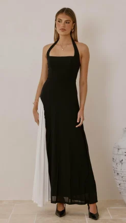 SASHA (BNE) Dresses|Maxi^Cia Maxi Dress - Black/White