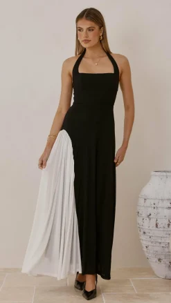 SASHA (BNE) Dresses|Maxi^Cia Maxi Dress - Black/White