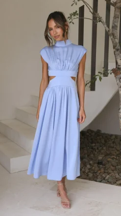 YH AND CO Sale Dresses^Cindie Midi Dress - Blue