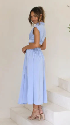 YH AND CO Sale Dresses^Cindie Midi Dress - Blue