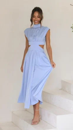 YH AND CO Sale Dresses^Cindie Midi Dress - Blue