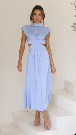 YH AND CO Sale Dresses^Cindie Midi Dress - Blue