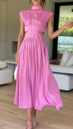 YH AND CO Sale Dresses^Cindie Midi Dress - Pink