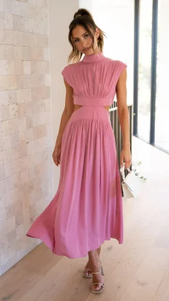 YH AND CO Sale Dresses^Cindie Midi Dress - Pink